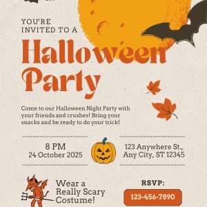 Halloween Costume Party Invitation