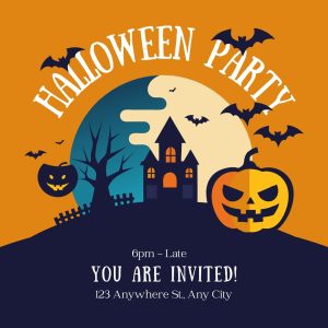Classic Halloween Party Invitation