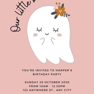 Girls 2nd Birthday Party Halloween