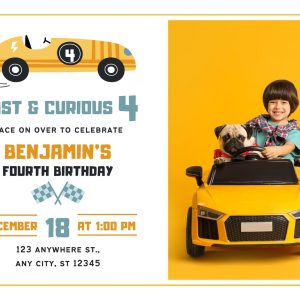 Fast and Furious Theme Invitation