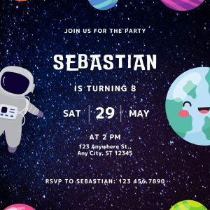 Space Theme Birthday