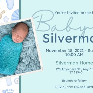 Jewish Bris Invitation