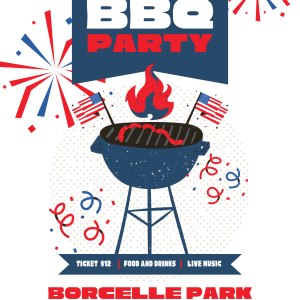 4th of July BBQ Invitation